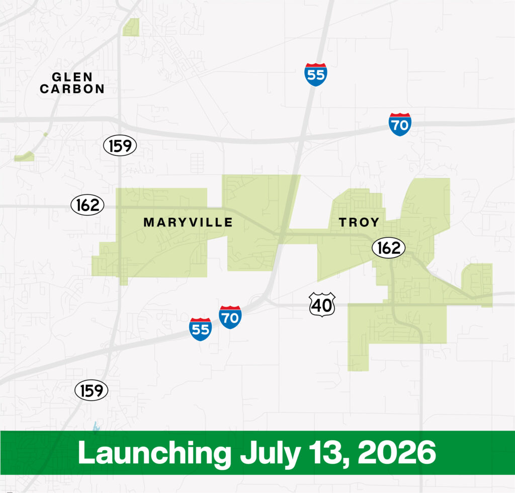 Troy - Maryville Micro Map